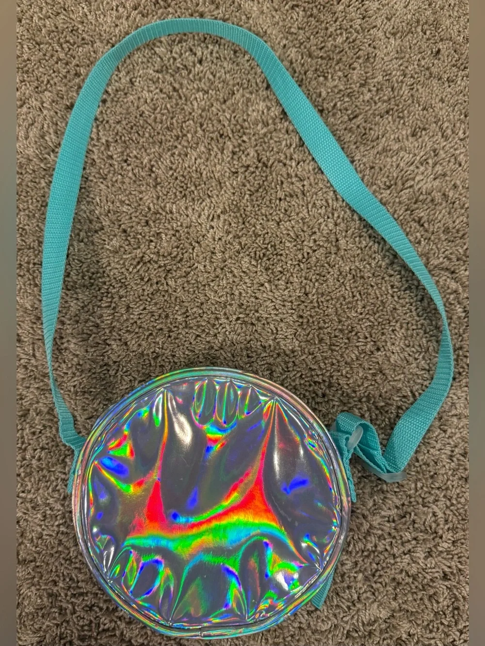 Disney Little Mermaid Shell Crossbody Purse Holographic